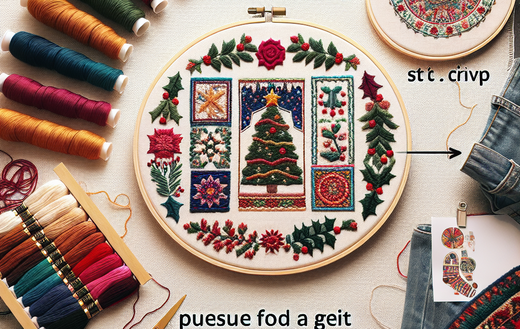 Fra tråd til tæppe: En guide til dit første juletræstæppe broderi