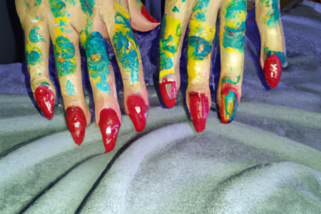 Kreativ Neglekunst: Mønstre Og Farver Til Det Kreative Udsmykning